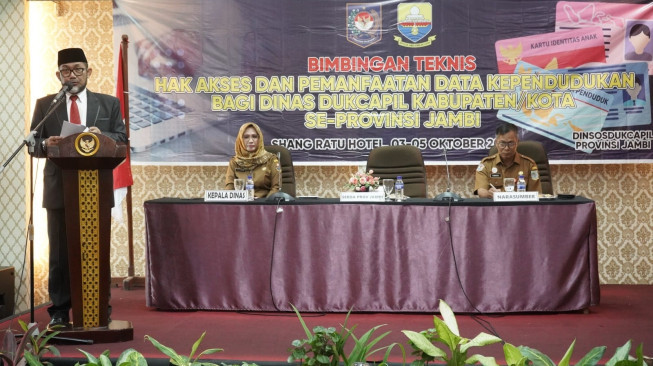 Pemprov Jambi Optimalkan Penggunaan Data Kependudukan